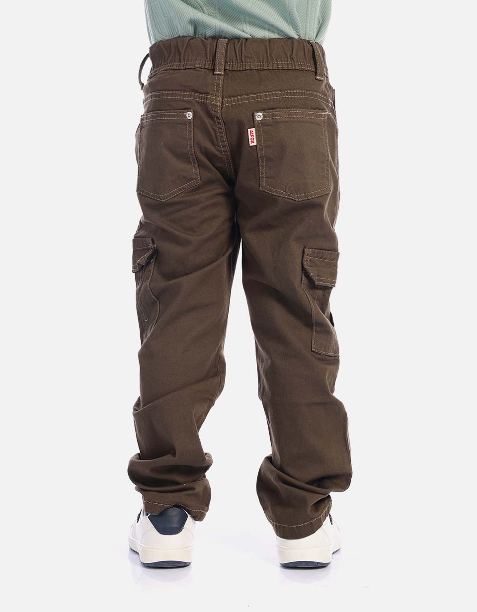 Pantalón niño casual con bolsillos cargo