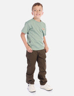 Pantalón niño casual con bolsillos cargo