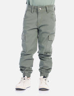 Jogger cargo niño con cordón ajustable