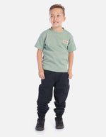 Jogger cargo niño con cordón ajustable