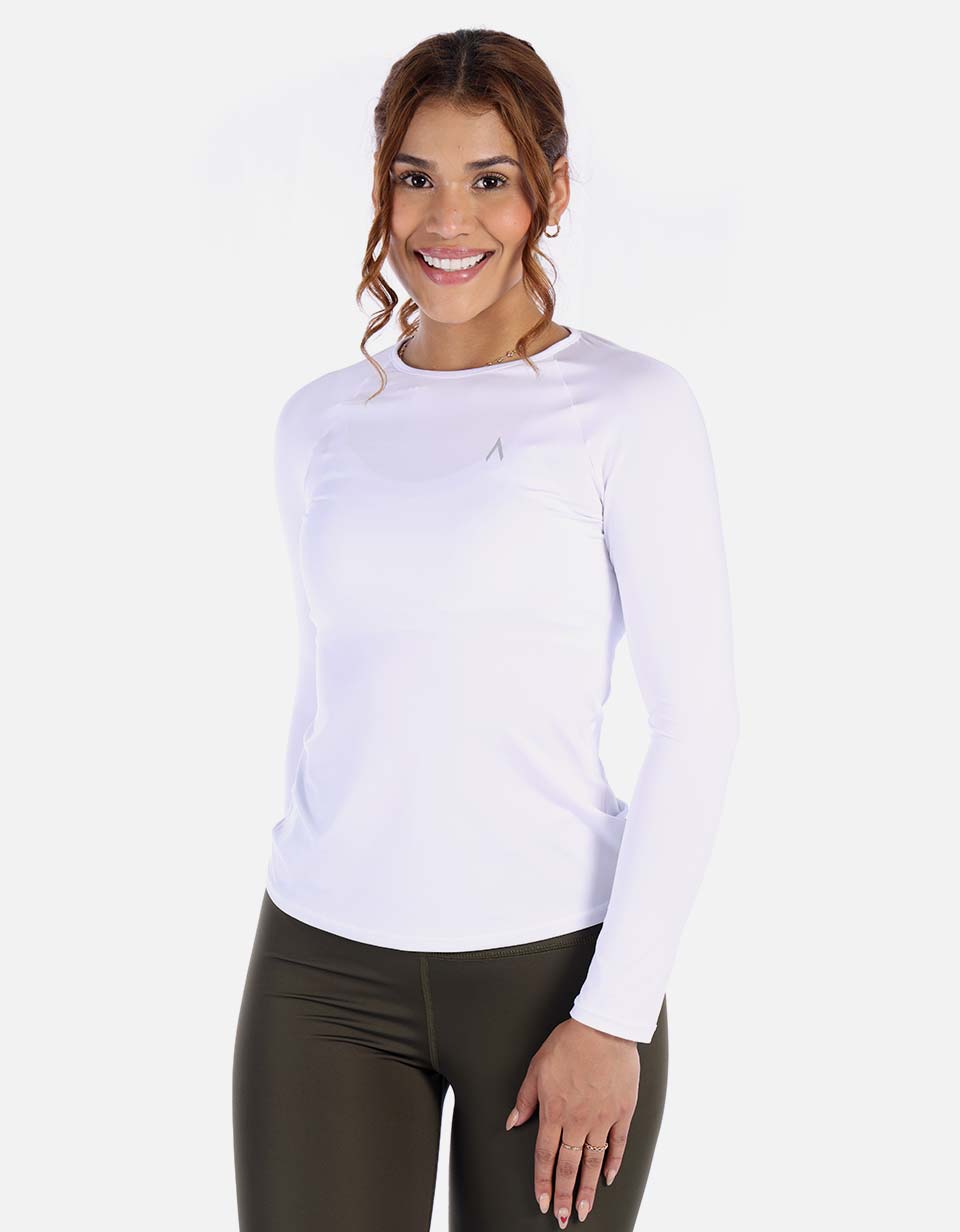 Camiseta manga larga deportiva para Mujer