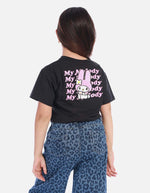 Camisa para niña con estampado de conejo