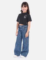 Camisa para niña con estampado de conejo