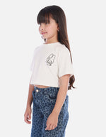 Camisa para niña con estampado de conejo