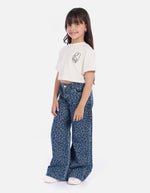 Camisa para niña con estampado de conejo