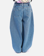 Jean corazones niña moderno y cómodo