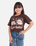 Blusa para niña con estampado de Capibara
