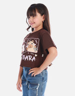 Blusa para niña con estampado de Capibara