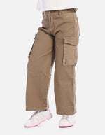 Pantalón en drill para niña cómodo y resistente