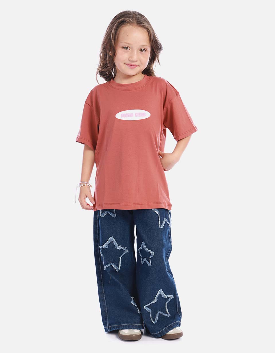 Camisa para niña estampada Chicas Superpoderosas
