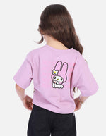 Camisa para niña con estampado de conejo