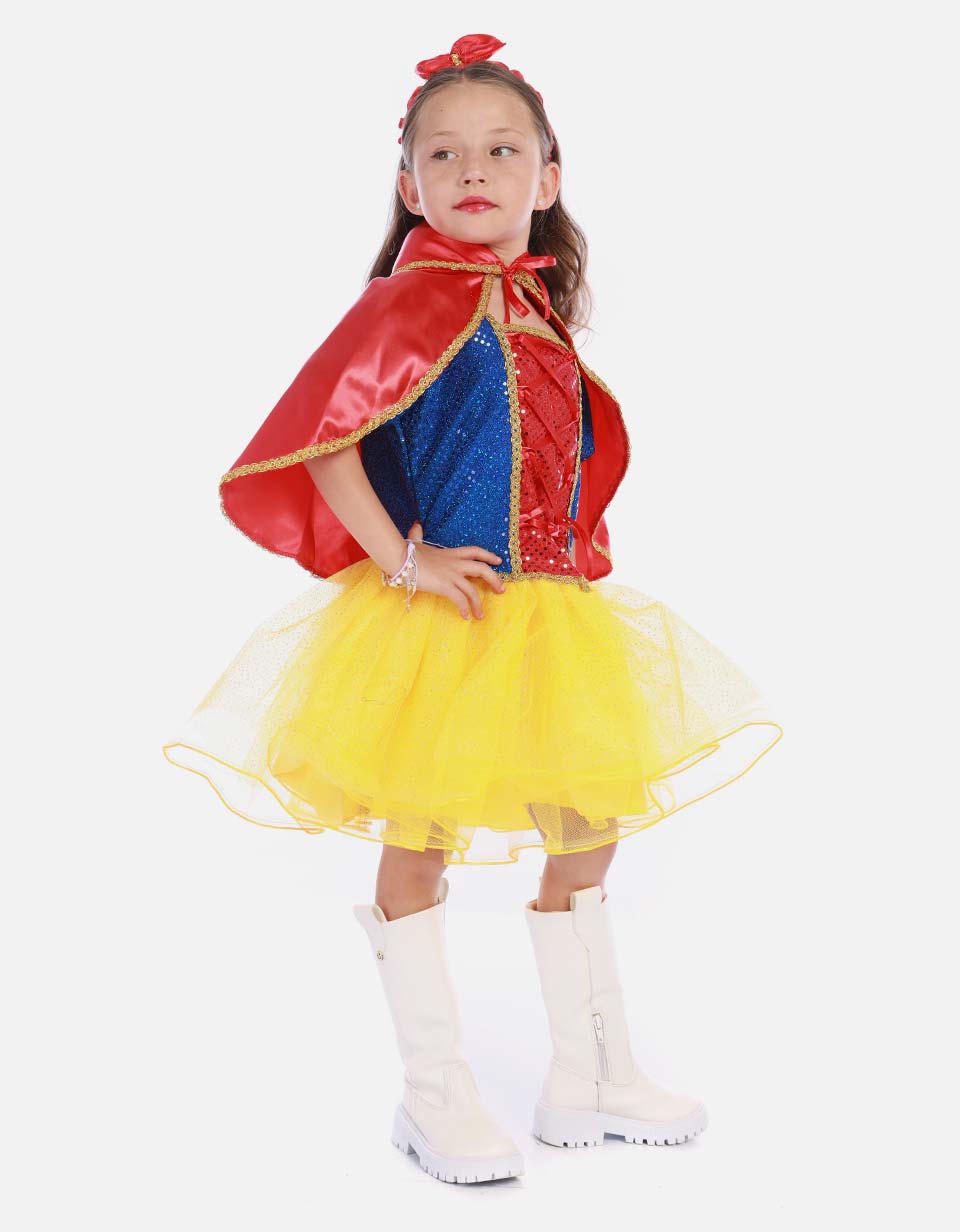 Disfraz Para Niña de Blanca Nieves