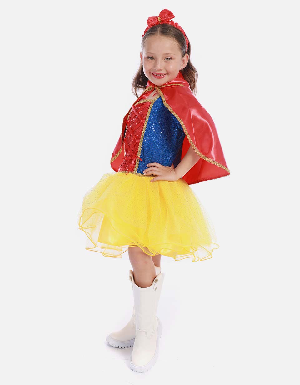 Disfraz Para Niña de Blanca Nieves
