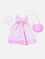 Vestido elegante niña con bolso y bombacho Arequipe