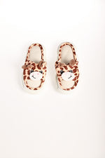 Babuchas Animal Print Jirafa Mujer