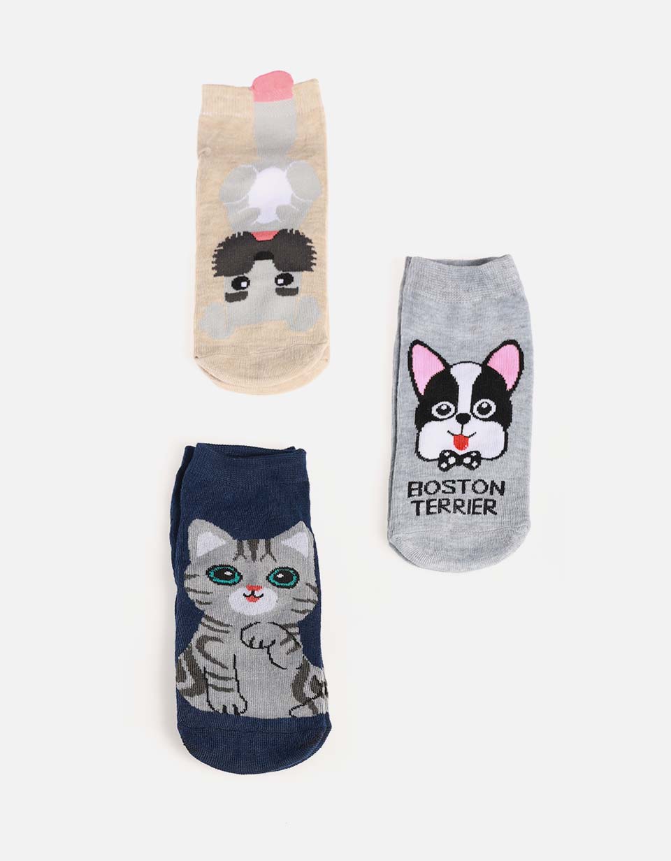 Pack x3 Medias De animales
