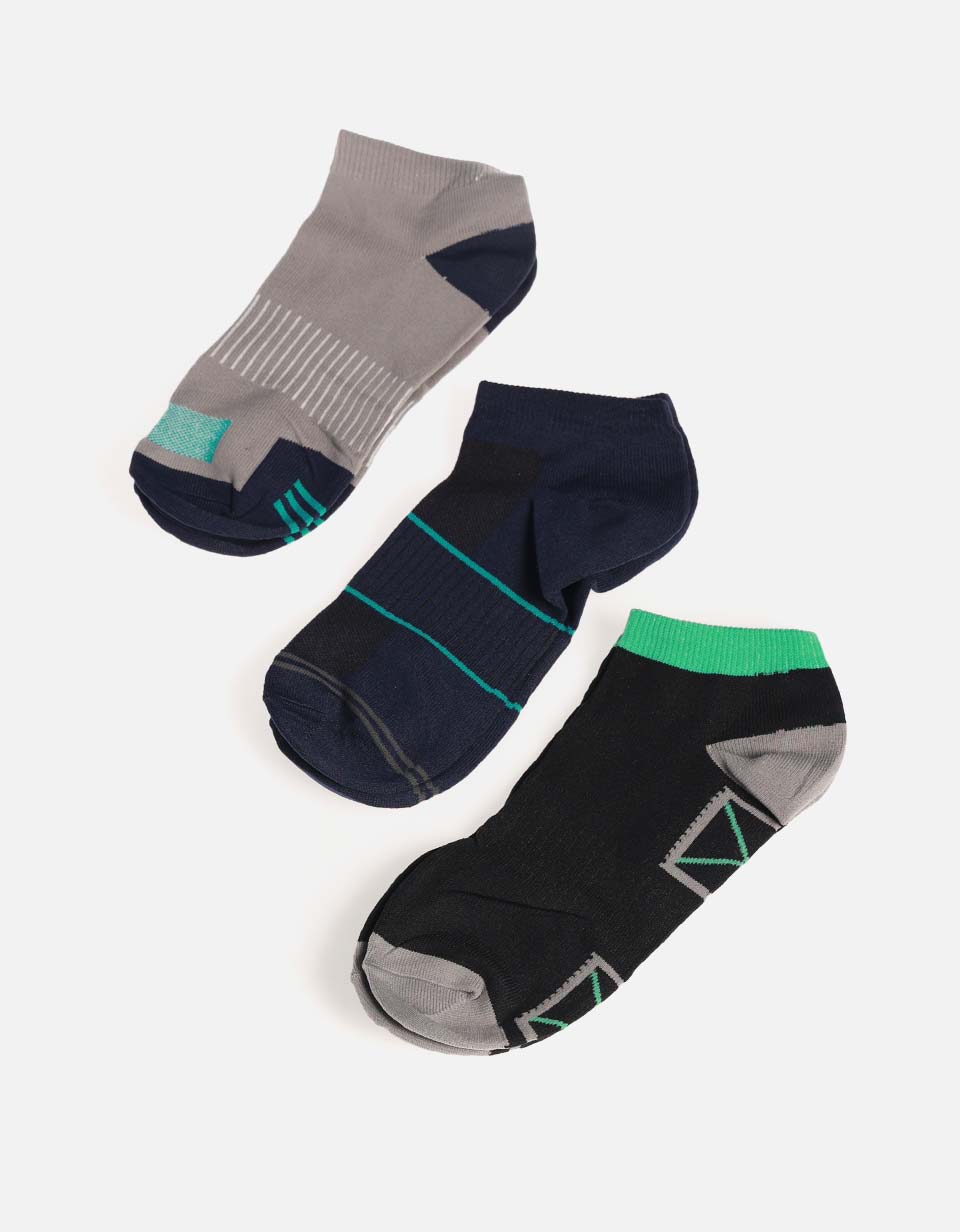 Medias Tobilleras para Hombre Pack x3