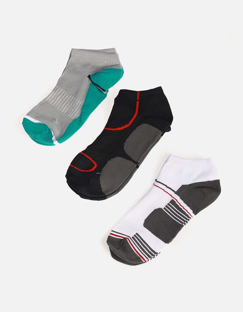 Medias Tobilleras para Hombre Pack x3