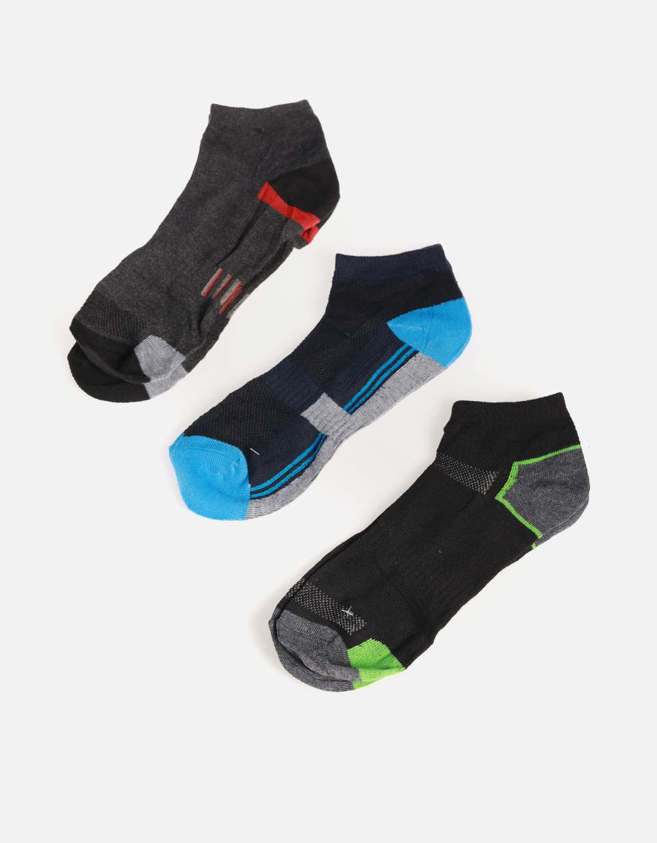 Pack x3 Medias Tobilleras para Hombre