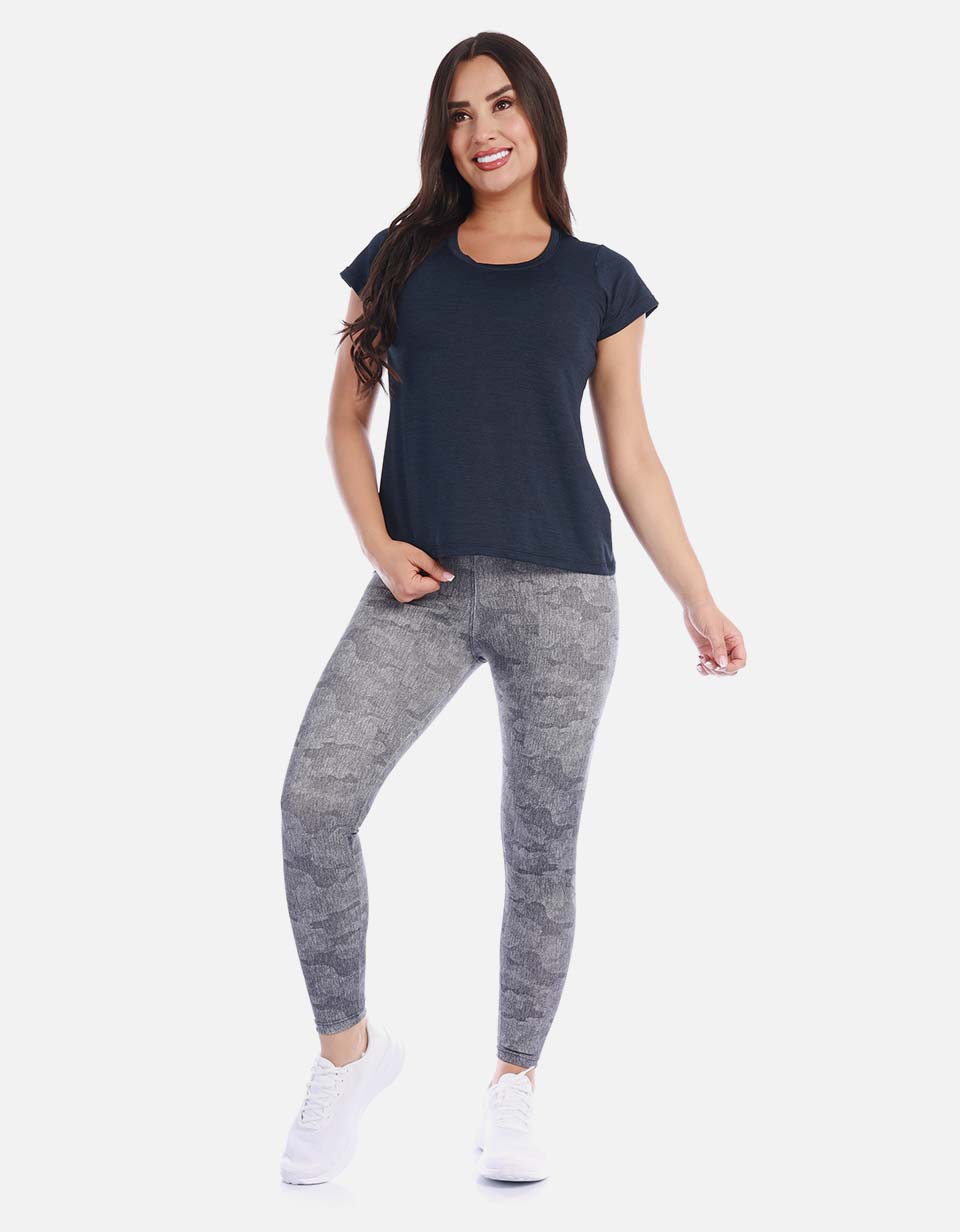 Leggins deportivo mujer cintura alta estampado