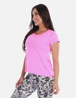 Camiseta liviana mujer fitness