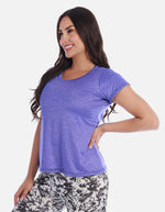 Camiseta liviana mujer fitness
