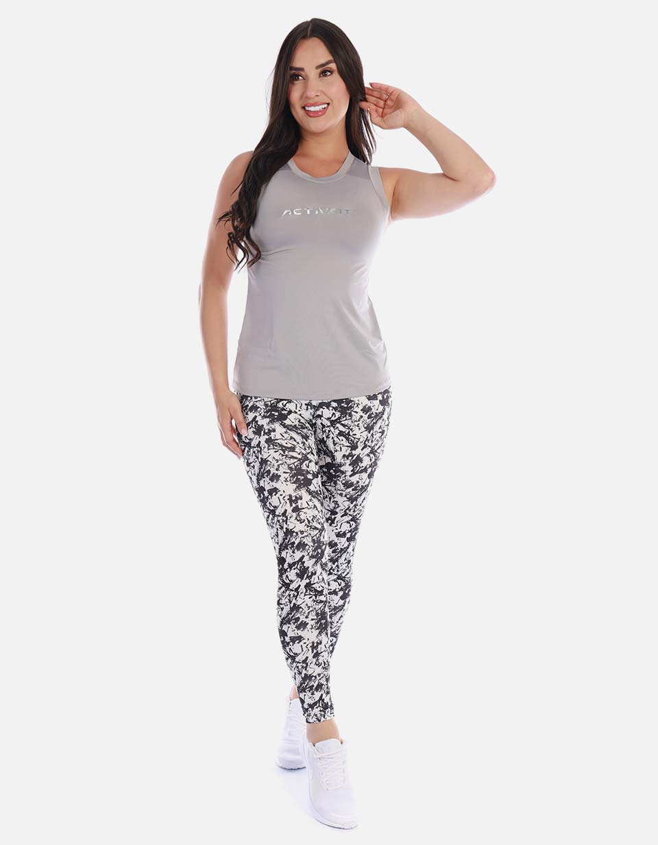 Camiseta deportiva mujer espalda cruzada
