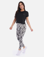 Camiseta deportiva mujer fit con tejido suave