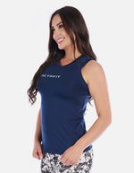 Camiseta deportiva mujer espalda cruzada