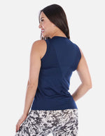 Camiseta deportiva mujer espalda cruzada