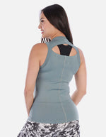 Camiseta sin mangas mujer entrenamiento