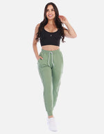 Jogger deportivo mujer con pretina elástica