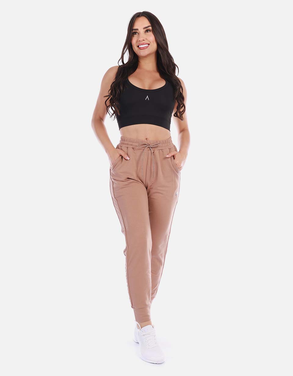 Jogger deportivo mujer con pretina elástica