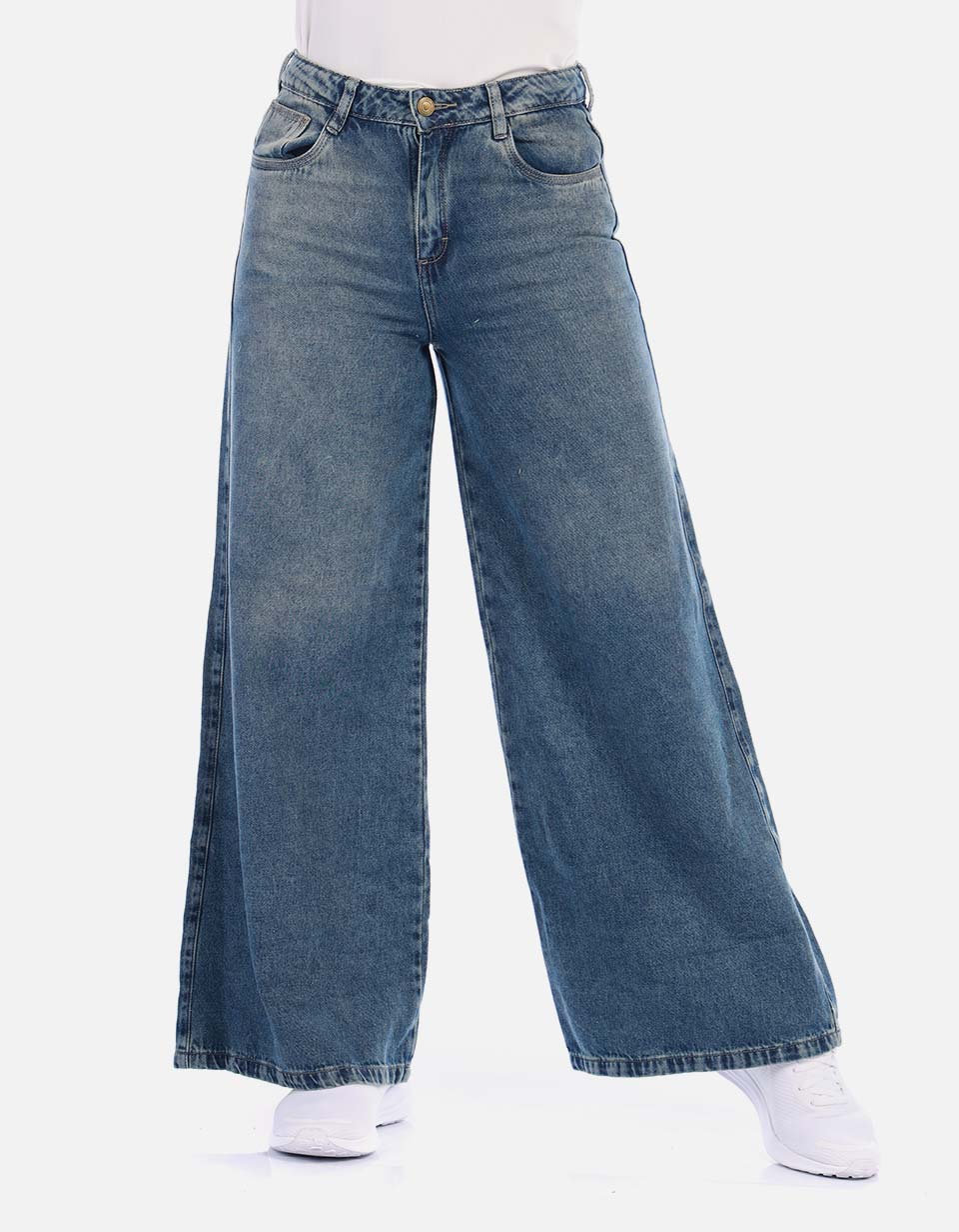 Jean skinny tiro medio mujer