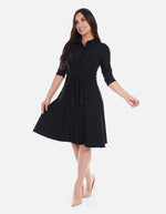 Vestido amplio con vuelo femenino