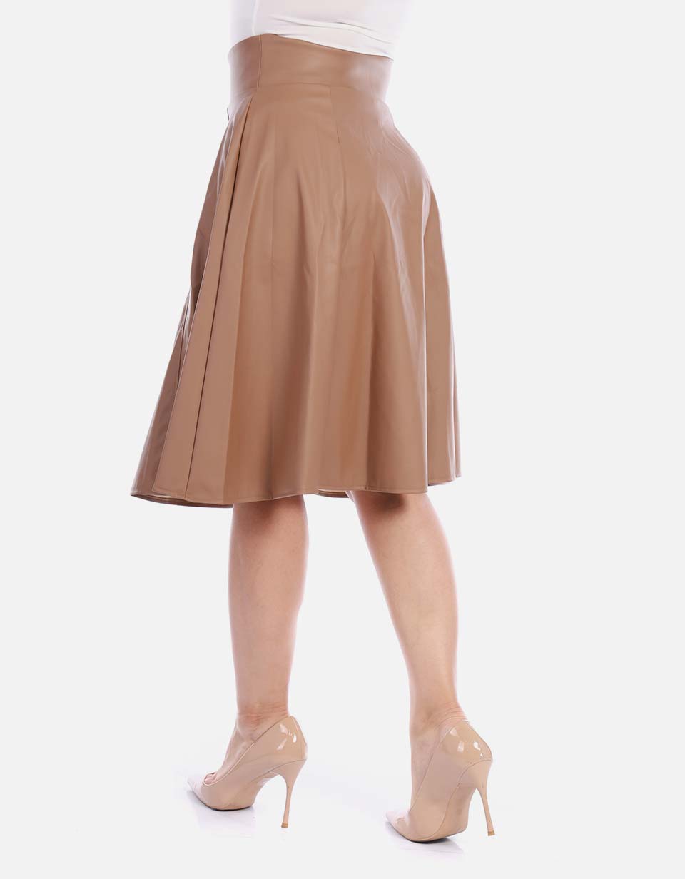 Falda evasé para mujer con estilo casual