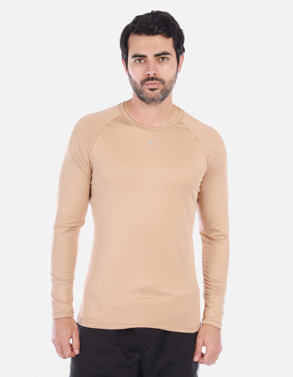 Camibuso licrado Hombre unicolor