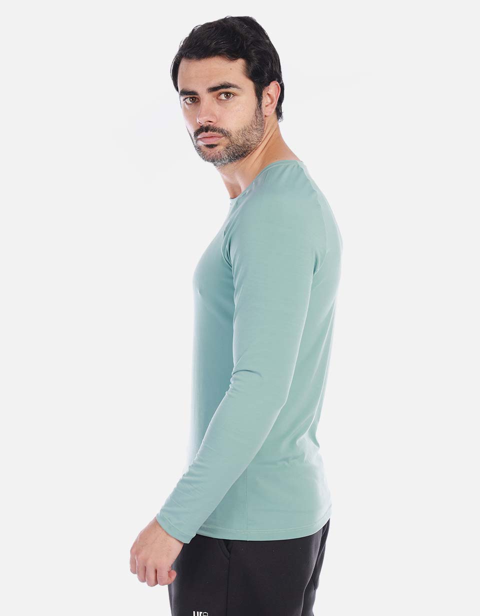 Camibuso licrado Hombre unicolor