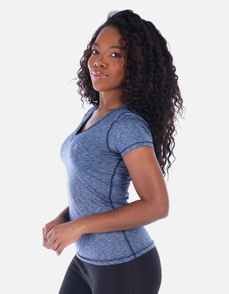 Camiseta deportiva para Mujer cuello V