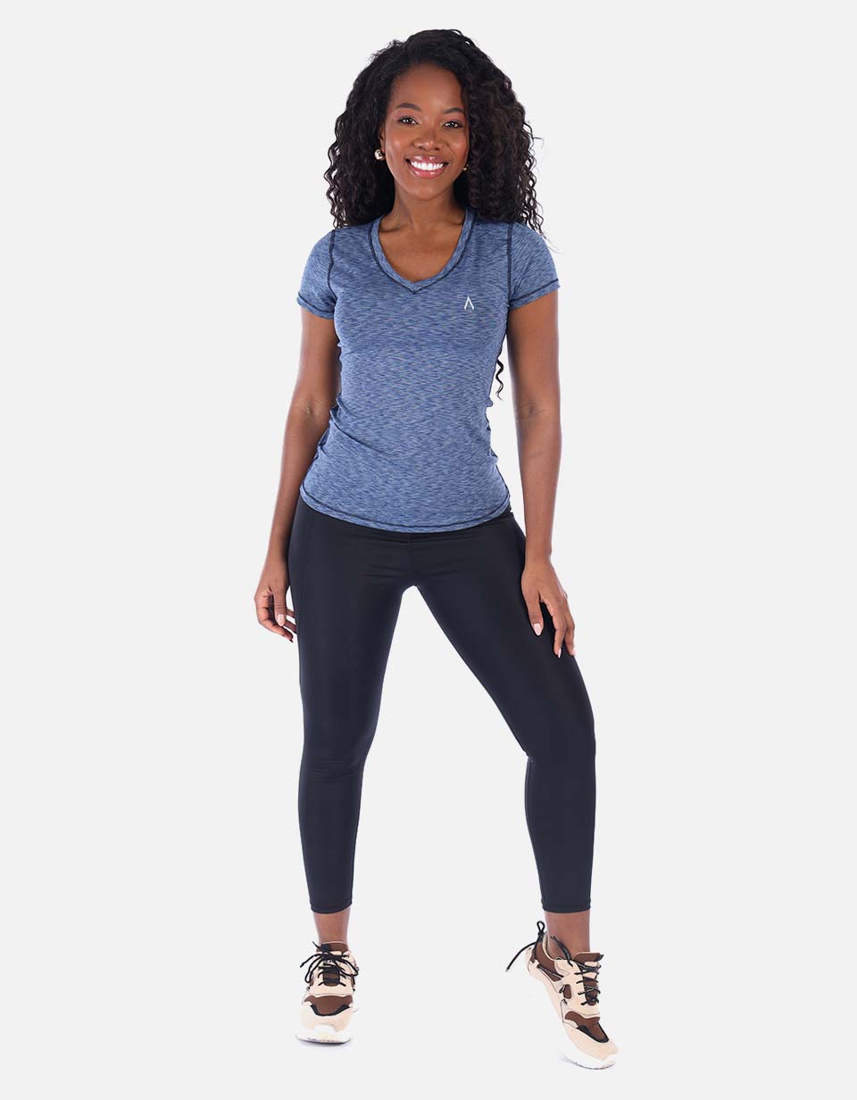 Camiseta deportiva para Mujer cuello V