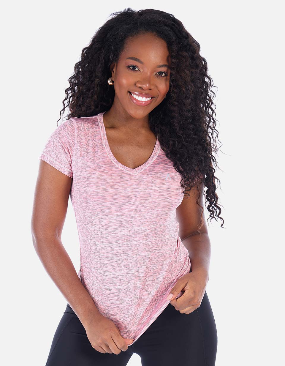 Camiseta deportiva para Mujer cuello V