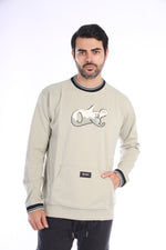 Buzo cuello redondo para hombre con estampado