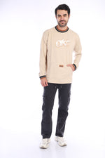 Buzo cuello redondo para hombre con estampado