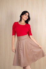 Falda evasé para mujer con estilo casual