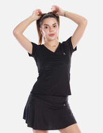 Camiseta cuello en V Mujer de estilo casual