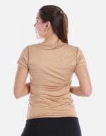 Camiseta deportiva Cuello V Manga corta