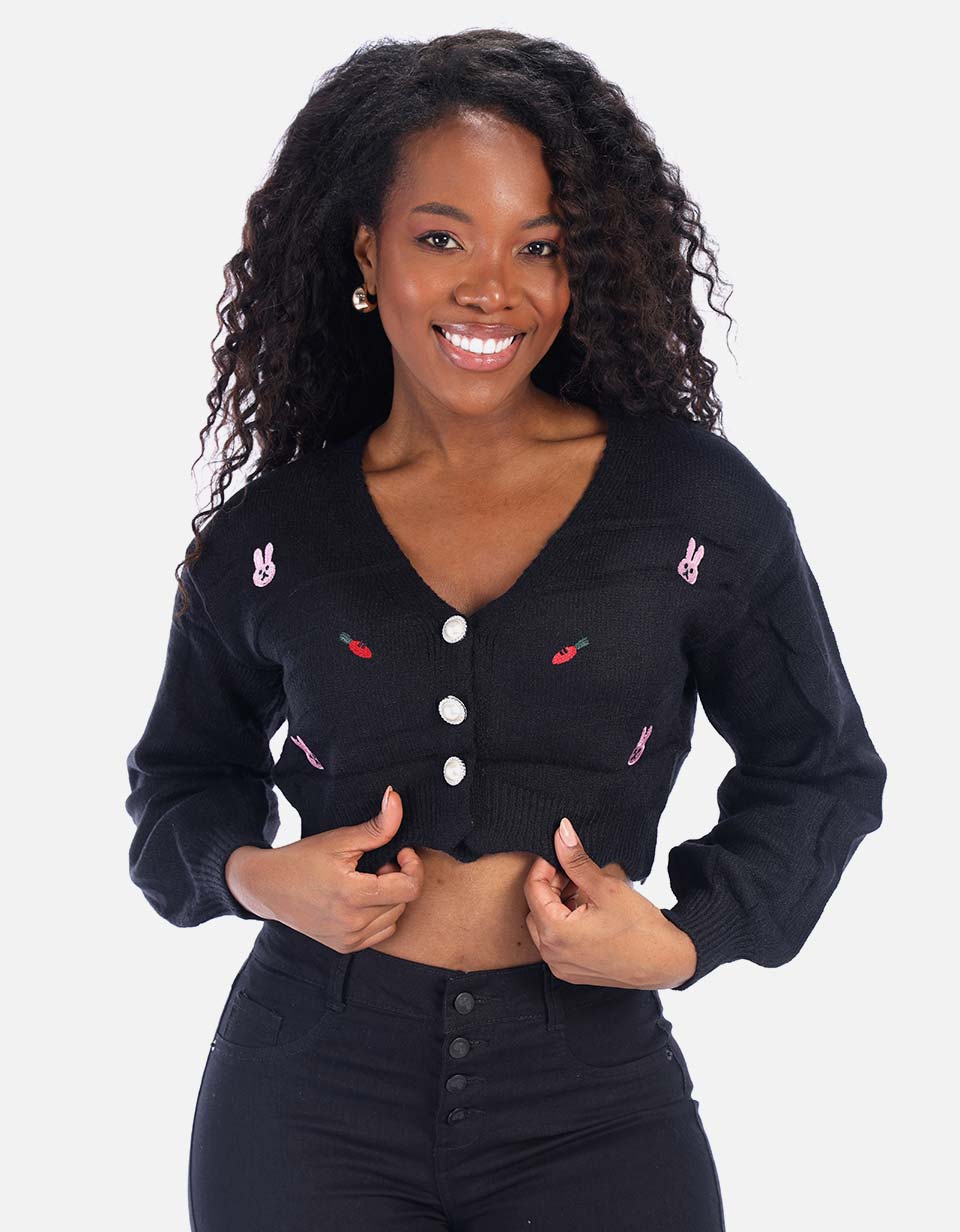 Set Cardigan y Top Mujer