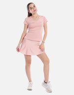 Camiseta cuello en V Mujer de estilo casual