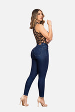 Jean Skinny tiro alto Mujer