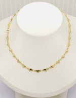 Gargantilla con Dije de Corazones en Dorado